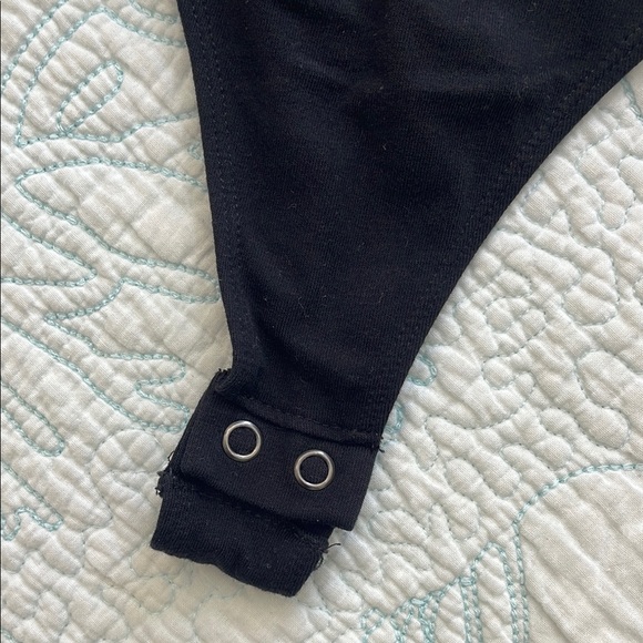 Express One Eleven | Women’s Black Halter Thong Bodysuit Size Small - Picture 2 of 5